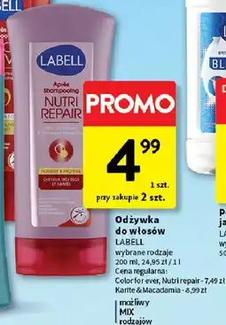 Intermarche Odżywka do włosów LABELL oferta