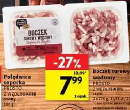Intermarche Boczek surowy wędzony Prosto z Wędliniarni oferta