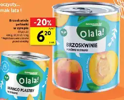 Intermarche Brzoskwinie połówki w syropie O LA LA! oferta