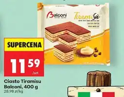 Biedronka Ciasto Tiramisu Balconi, 400 g oferta