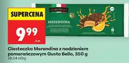 Biedronka Ciasteczka Merendina z nadzieniem pomarańczowym Gusto Bello, 350 g oferta
