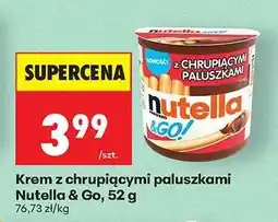 Biedronka Krem z chrupiącymi paluszkami Nutella & Go, 52 g oferta