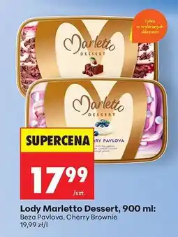 Biedronka Lody Marletto Dessert, 900 ml oferta