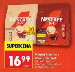 Biedronka Napój kawowy Nescafé 3w1 oferta