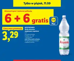 Lidl Woda mineralna Muszynianka magnezowo-wapniowa oferta