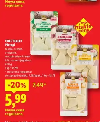 Lidl Pierogi ruskie Chef Select oferta