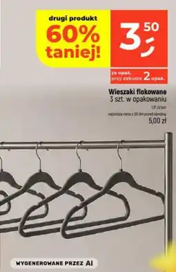 Dealz Wieszaki flokowane oferta