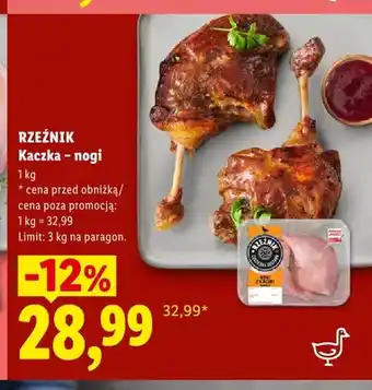 Lidl Nogi z kaczki Rzeźnik oferta