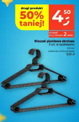 Dealz Wieszaki plastikowe obrotowe oferta