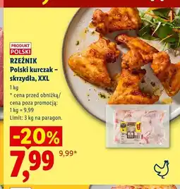 Lidl Skrzydła z polskiego kurczaka Rzeźnik XXL oferta