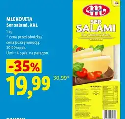 Lidl Ser salami Mlekovita Kuchmistrza XXL oferta
