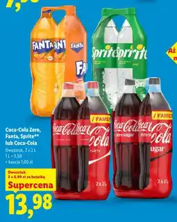 Lidl Napój gazowany Coca-Cola Zero 2-pak oferta