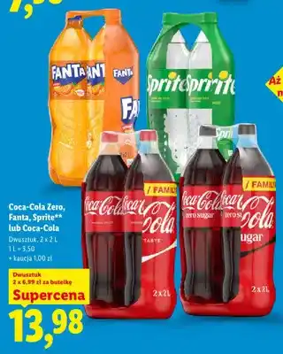 Lidl Napój gazowany Coca-Cola Zero 2-pak oferta