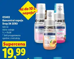 Lidl Koncentrat napoju Oshee Drop IN Vitamin Tea Zero Peach oferta