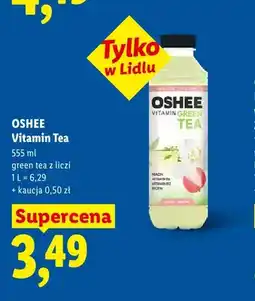 Lidl Napój herbaciany Oshee Vitamin Tea green tea z liczi oferta