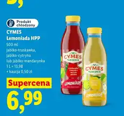 Lidl Lemoniada Cymes HPP jabłko-truskawka oferta