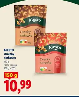 Lidl Orzechy nerkowca Alesto o smaku BBQ oferta