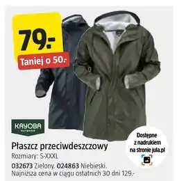 Jula Płaszcz przeciwdeszczowy Kayoba oferta