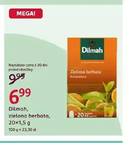 Rossmann Zielona herbata Dilmah oferta