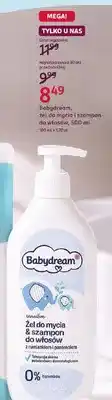 Rossmann Żel do mycia i szampon do włosów Babydream oferta
