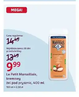 Rossmann Kremowy żel pod prysznic Le Petit Marseillais oferta
