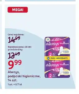 Rossmann Podpaski higieniczne Always oferta