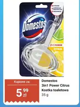 Dino Kostka toaletowa Domestos 3in1 Power Citrus oferta