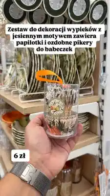 Pepco Zestaw do dekoracji wypieków z jesiennym motywem oferta