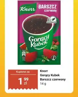 Dino Zupa Knorr Gorący Kubek Barszcz czerwony oferta