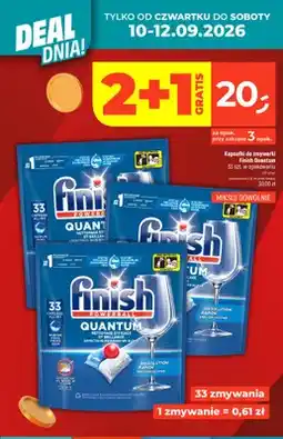 Dealz Kapsułki do zmywarki Finish Quantum 33-pak oferta