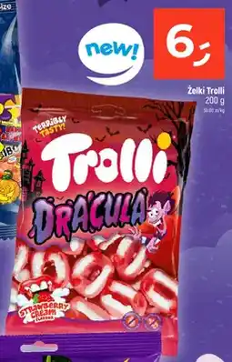 Dealz Żelki Trolli Dracula Strawberry Cream oferta