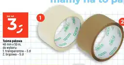 Dealz Taśma pakowa transparentna Grand 48mmx50 m oferta