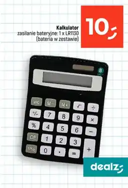 Dealz Kalkulator zasilanie bateryjne 1xLR1130 oferta