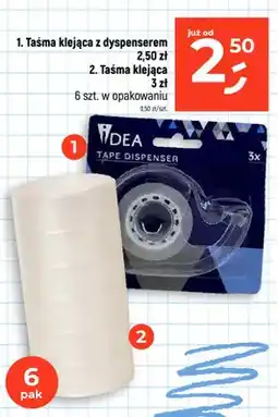 Dealz Taśma klejąca z dyspenserem Idea oferta