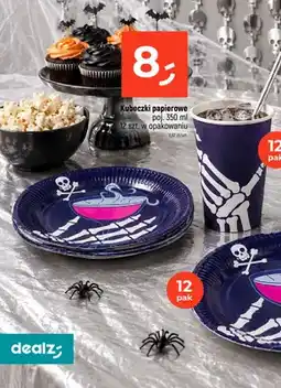 Dealz Kubeczki papierowe 350 ml 12-pak oferta