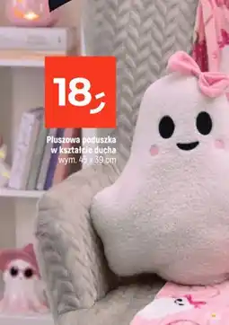 Dealz Pluszowa poduszka w kształcie ducha 45x39 cm oferta