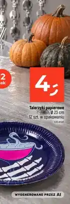 Dealz Talerzyki papierowe 23 cm 12-pak oferta