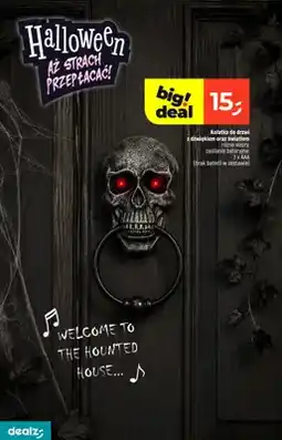 Dealz Kołatka do drzwi z dźwiękiem oraz światłem oferta