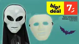 Dealz Maska halloweenowa świecąca w ciemności oferta