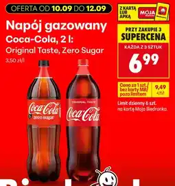 Biedronka Napój gazowany Coca-Cola Zero Sugar oferta