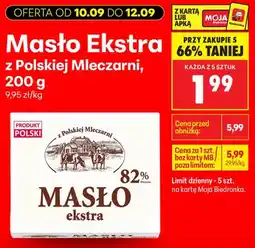 Biedronka Masło ekstra z Polskiej Mleczarni oferta