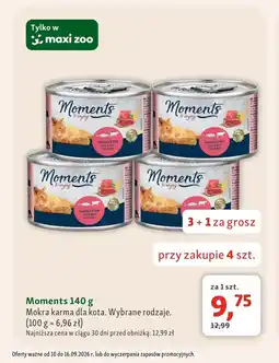 Maxi Zoo Mokra karma dla kota Moments oferta