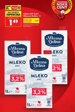 Biedronka Mleko Mleczna Dolina oferta