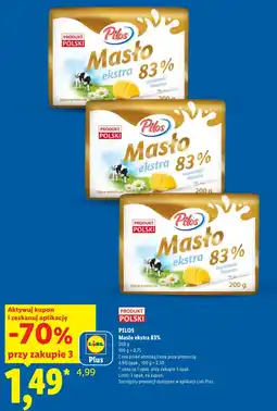 Lidl Masło Pilos oferta