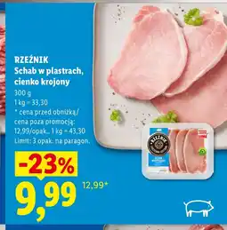 Lidl Schab w plastrach Rzeźnik oferta