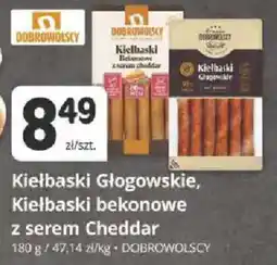 Marketvita Kielbaski Głogowskie, Kielbaski bekonowe z serem Cheddar oferta