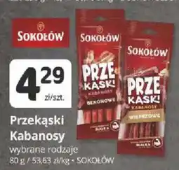 Marketvita Przekąski Kabanosy SOKOŁÓW oferta