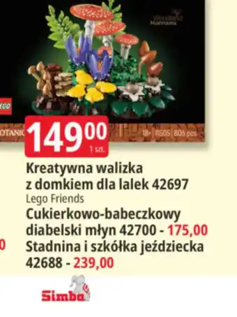 Kreatywna walizka z domkiem dla lalek 42697 Lego Friends