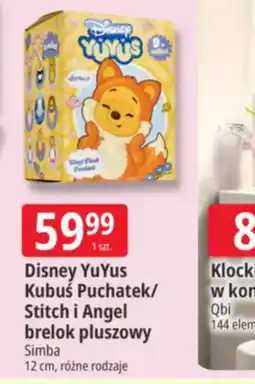 E.Leclerc Disney YuYus Kubuś Puchatek/Stitch i Angel brelok pluszowy oferta