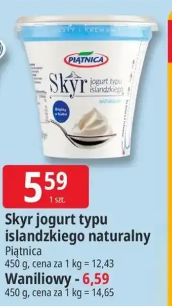 E.Leclerc Skyr jogurt typu islandzkiego naturalny Piątnica oferta